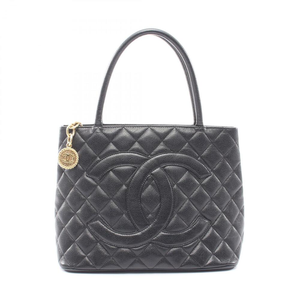 Chanel Reissue Tote Bag Calfskin Leather Black